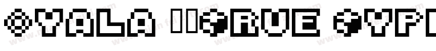 Nyala 常规True Type)字体转换